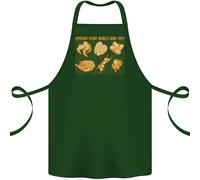 Apron In Cotone 100% Organico Per BBQ Con Pollo Divertente