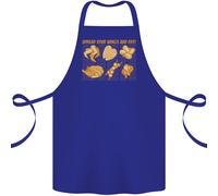 Apron In Cotone 100% Organico Per BBQ Con Pollo Divertente