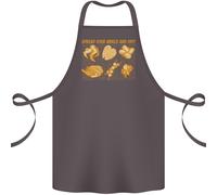 Apron In Cotone 100% Organico Per BBQ Con Pollo Divertente