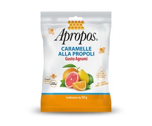 APROPOS CARAMELLE DURE - AGRUMI - CONFEZIONE 50 g Caramelle