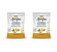 APROPOS CARAMELLE DURE CUOR DI MIELE - LIMONE ZENZERO - CONFEZIONE 2x5