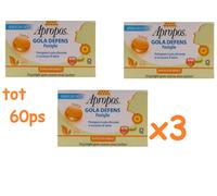 APROPOS GOLA DEFENS PASTIGLIE GUSTO ARANCIA PROTEGONO LA GOLA OFFERTA 3 CONFEZIO