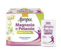 Apropos Magnesio e Potassio Integratore Alimentare gusto Lime, 24 Bustine
