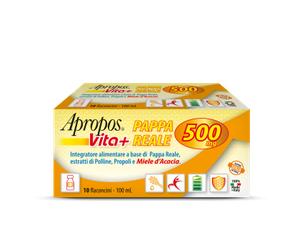 Apropos - Vit Pappa Reale 500 Mg Confezione 10 Flaconcini