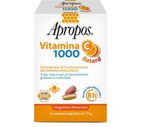 Apropos Vitamina C 1000 Retard Integratore a Rilascio Prolungato, 24 Compresse