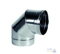 Apros Gomito Acciaio Inox Aisi 316 Spessore Mm 0,5 Settori 90 Gradi Cm 12
