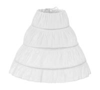 APRRMLIZW Unterröcke Crinoline Brautkleid Petticoat Unterrock Ballkleider Abendkleider Unterrock Reifrock Petticoat Kleid Hochzeit Mädchen Petticoat Unterrock Reifrock Hochzeit Rock Zubehör (Weiß)