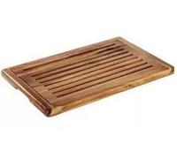 APS 00884 - Tagliere Akazia in legno con piedini antiscivolo, lunghezza 53 cm, larghezza 32,5 cm, altezza 2 cm