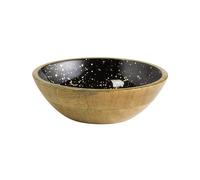 APS 1053 - Ciotola in legno di mango, rivestimento in resina epossidica, diametro interno 24 cm, 1,1 l, ciotola per frutta, insalatiera, ciotola