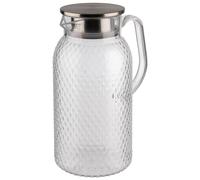 APS 10693 - Caraffa per succo/acqua in trasparente, Ø 11,5 cm, altezza 24 cm, 1,8 litri