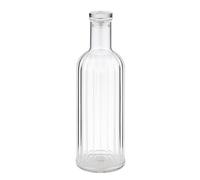 APS 10748 Bottiglia -STRIPES-, Ø 9 cm, H: 28,5 cm, 1 litro, MS, silicone, trasparente
