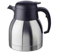 APS 10910 Caraffa sottovuoto "Classic", 1 litro, caraffa da caffè con tappo a vite, Ø 14 cm, H: 19 cm, acciaio inox a doppia parete, per bevande calde e fredde, circa 8 tazze