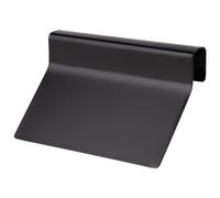 APS 11719 - Set di 2 targhette, 8 x 1,5 cm, altezza: 5,5 cm, in metallo, colore: Nero