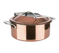 APS 12335 Chafing Dish, 4 pezzi, Ø 30,5 cm, altezza 17,5 cm, acciaio inox 18/8, effetto rame