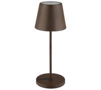 APS 17009 "MERLE Lampada da tavolo USB-C wireless, temperatura colore e luminosità regolabili, in ock station e telecomando, colori ruggine