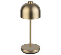 APS 17050 "JOSEF Mini Lampada da tavolo wireless USB-C, temperatura del colore e luminosità regolabili, protezione dagli spruzzi d'acqua IP 54, con docking station e telecomando, champag