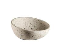 APS 30080 Ciotola decorativa/ciotola per frutta TERRAZZO - cemento, Ø 22 cm, H: 6/10,5 cm, 1,1 litri, effetto terrazzo