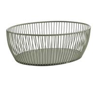 APS 30473 - Cesto "SVART- in verde fumo, 24 x 19 cm, altezza 8 cm