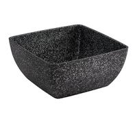 APS 30503 - Ciotola in alluminio con rivestimento antiaderente, 19 x 19 cm, altezza 9 cm, 1,5 litri, colore: Nero/Argento