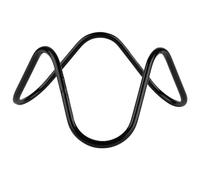 APS 33306 Supporto per buffet "WAVE", supporto, espositore, Ø 20 cm, H: 9,5 cmMetallo, PVC, nero