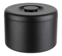 APS 36006 - Contenitore per gelato, Ø 27 cm, altezza 20 cm, in alluminio nero, contenitore interno per fino a 300 cubetti di ghiaccio, volume 6 litri