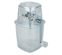 APS 36017 - Tritaghiaccio in plastica trasparente con lama in acciaio INOX, 12 x 12 x 24 cm