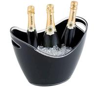 APS 36054 Ghiacciaia Vini/Champagne, Acrilico Nero, Dimensioni: 255 X 350 X 270Mm.