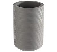 APS 36123 - Refrigeratore per bottiglie in calcestruzzo scanalato - con fondo delicato sui mobili - per bottiglie da 0,7 - 1,5 litri - Ø 13/10 cm, altezza 19,5 cm, grigio