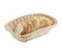 APS 40159 ECONOMIC - Cestino rettangolare in polipropilene, 31,5 x 22 x 8,5 cm, colore: Beige