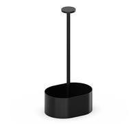 APS 40359 Servizio da tavola THE GRID - Acciaio inossidabile nero, 14,5 x 10,5 cm, H: 30 cm, fondo antiscivolo
