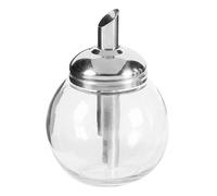 APS 40490 Dosiatore di zucchero, Ø 8,5 cm, altezza 12 cm, 150 ml, contenitore in vetro, coperchio a vite in acciaio inossidabile