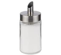 APS 40509 - Dosatore per zucchero, in acciaio INOX 18/8, 0,2 l, 6 x 14,5 cm, colore: Trasparente