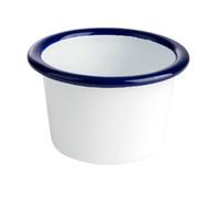 APS 40645 - Ciotola in metallo, Ø 7 x 4,5 cm, 0,08 l, colore: Bianco/Blu
