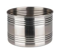 APS 40659 - Contenitore per snack, Ø 12 cm, altezza 8 cm, 0,8 litri, acciaio INOX opaco