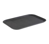 APS 517 - Vassoio da portata non slip, 53 x 36,5 cm, altezza 2 cm, superficie antiscivolo, nero