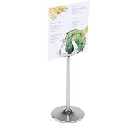 APS 71461 Basamento della carta banchetti, Ø 7,5 cm, H: 29 cm, acciaio inox lucido