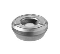 APS 72 Posacenere a vento, acciaio inox, look vintage, Ø 10 cm, altezza 4,5 cm
