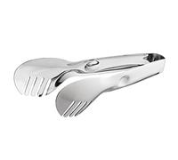 APS Pinza per pasta -TIDLOS, lunghezza totale: 22,5 cm, in acciaio inox, lucidato a specchio, intagliato su entrambi i lati, dimensioni pala: 8 x 5,5 cm