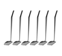 APS 75930 Elevate - Set di 6 cucchiai in acciaio INOX 18/8 (lucidato a specchio), lunghezza totale 13,5 cm, dimensioni cucchiaio 3 x 3,2 cm