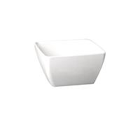 APS 79004 Schale Friendly Bowl, bianco, realizzata con plastica riciclata, 100% ecologica, 19,0 x 19,0 x 9,0 cm