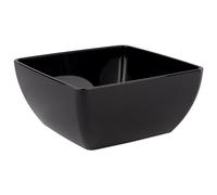 APS 79009 FRIENDLY BOWL 25 x 25 cm, altezza 12 cm, nero, realizzato in plastica usata, Made in Germany
