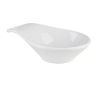 APS 79039 FRIENDLY - Ciotola in plastica riciclata, 11,5 x 7,5 cm, altezza 3 cm, 0,06 litri, colore: Bianco