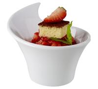 APS 79041 FRIENDLY - Ciotola in plastica riciclata, 8,5 x 7 cm, altezza 6 cm, 0,07 litri, colore: Bianco