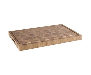APS 806 - Tavola da buffet, in legno di quercia, 58 x 37,5 cm, altezza 4,5 cm, con scanalatura