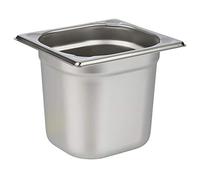 APS 81606 GN 1/6 contenitore, acciaio inox Contenitore gastronorm, dimensioni 175 x 160 mm/altezza 150 mm/volume 2,4 litri