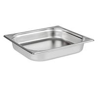 APS 81702 GN 2/3 - Contenitore in acciaio INOX, 35,4 x 32,5 x 6,5 cm, 5,5 l | 35,4 x 32,5 x 6,5 cm 5,5 l.