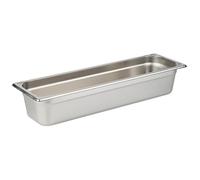 APS 81804 GN 2/4 contenitore, acciaio inossidabile Contenitore Gastronorm, dimensioni 165 x 530 mm/altezza 100 mm/volume 5,6 litri