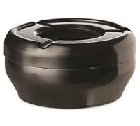 APS-83611vento posacenere Ø 10cm, H: 4cm in melammina, Nero Casual