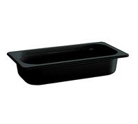 APS 83750 GN 1/4 Contenitore ECO LINE, 26,5 x 16,2 cm, profondità 65 mm, 1,35 litri, melamina, nero