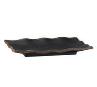 APS 84105 Marone melamina vassoio ondulato, 275 mm x 110 mm x 20 mm, 10 - 3/10,2 x 11,4 cm x 3/10,2 cm